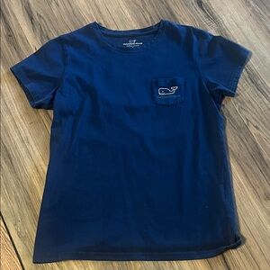 Vineyard Vines Navy Tee with Pocket